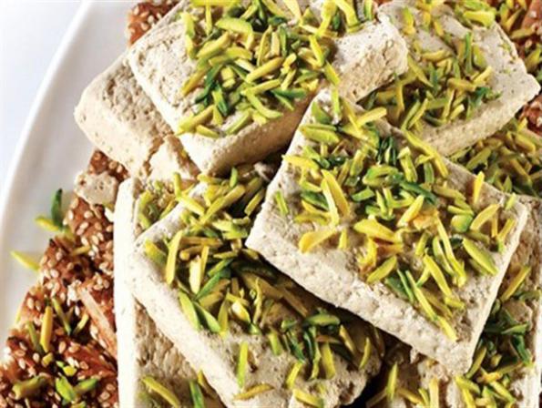 فروش مستقیم حلوا ارده پسته ای