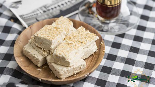 عرضه حلوا ارده کنجدی بسته بندی